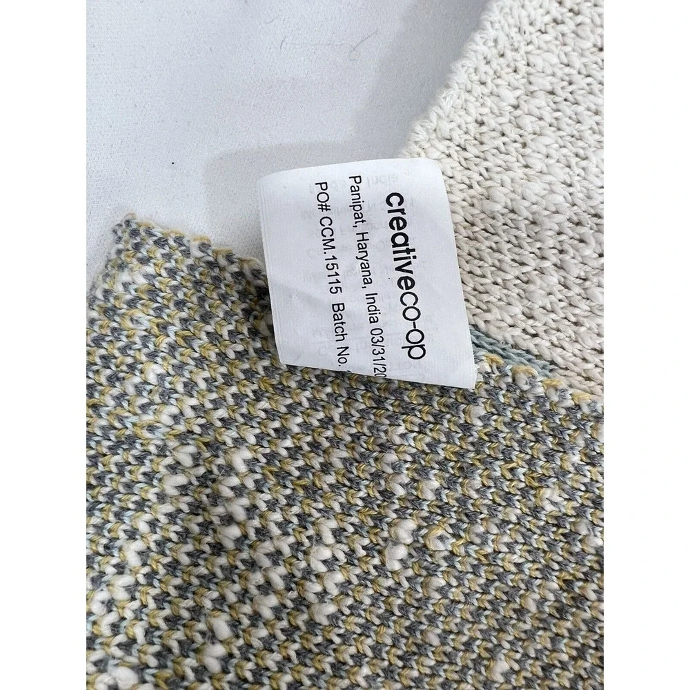 Creative Co Op Toddler Blanket Balloons Clouds Cottagecore Cozy Baby Gift